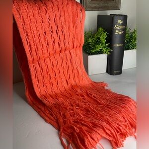 Modernly Chic Salmon Scarf